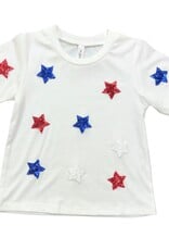 ML Fashions Sequin Star T-Shirt
