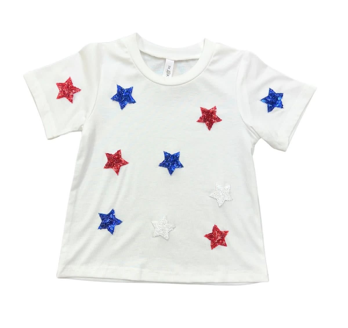 ML Fashions Sequin Star T-Shirt
