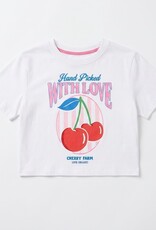 Paper Flower Junior/ Tween Cherries Graphic Tee