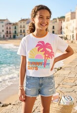 Paper Flower Sunny Days Applique Graphic Tee