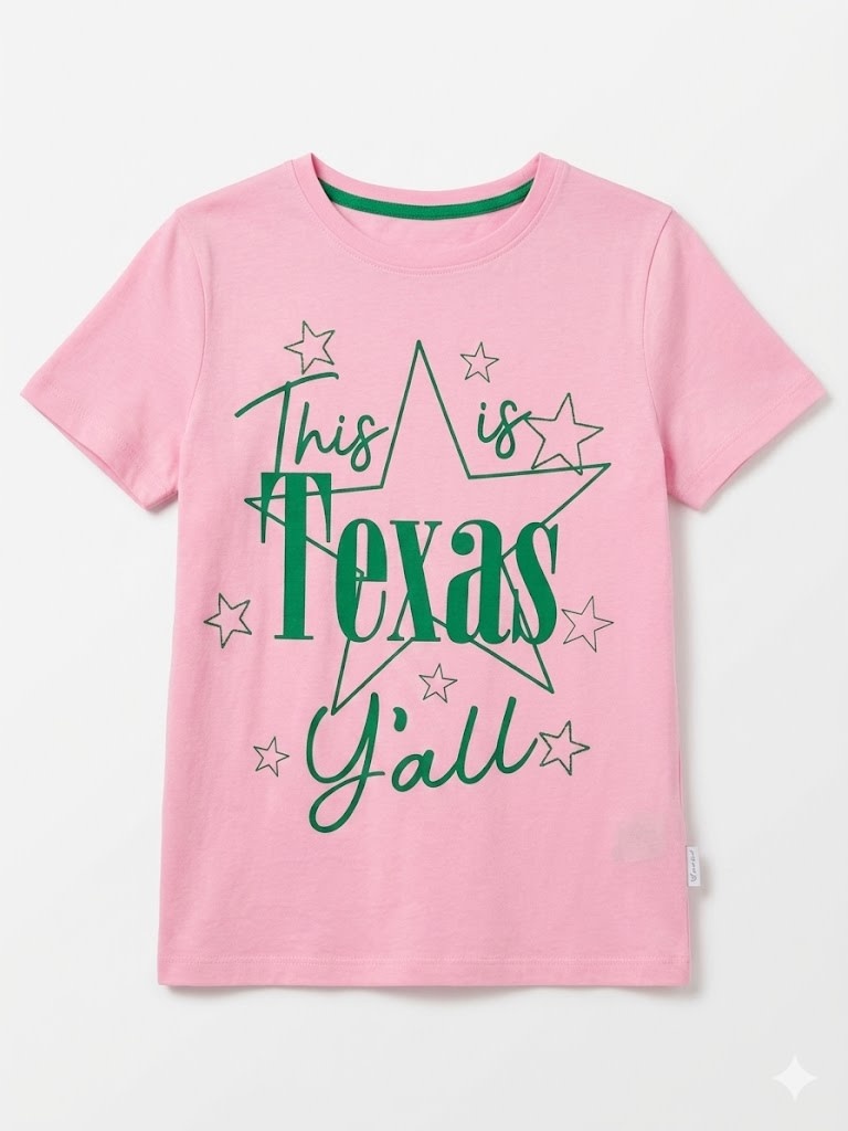 Sweet Soul Clothing Co. Junior Tween This Is Texas Y'all