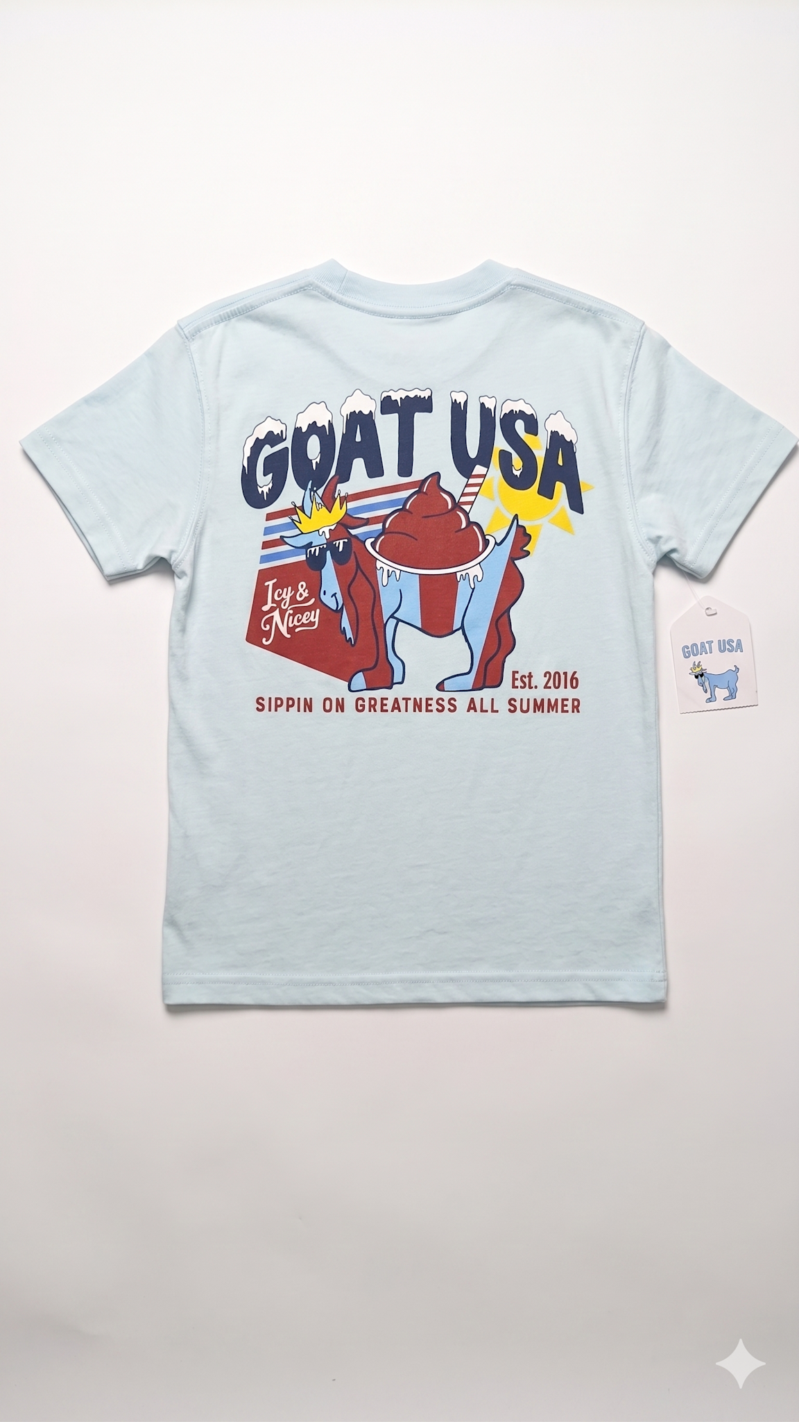 GOAT USA Icy Nicey GOAT T-shirt