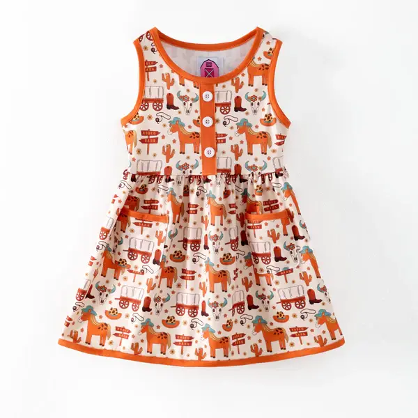 Pink Barn Kids Rodeo Barn Dress