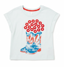 Sweet Soul Clothing Co. USA Boots w/Red Embroidered Flowers