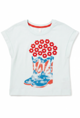 Sweet Soul Clothing Co. USA Boots w/Red Embroidered Flowers