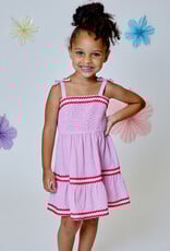 Design History Gingham Sundress w/Bric-Brac Trim