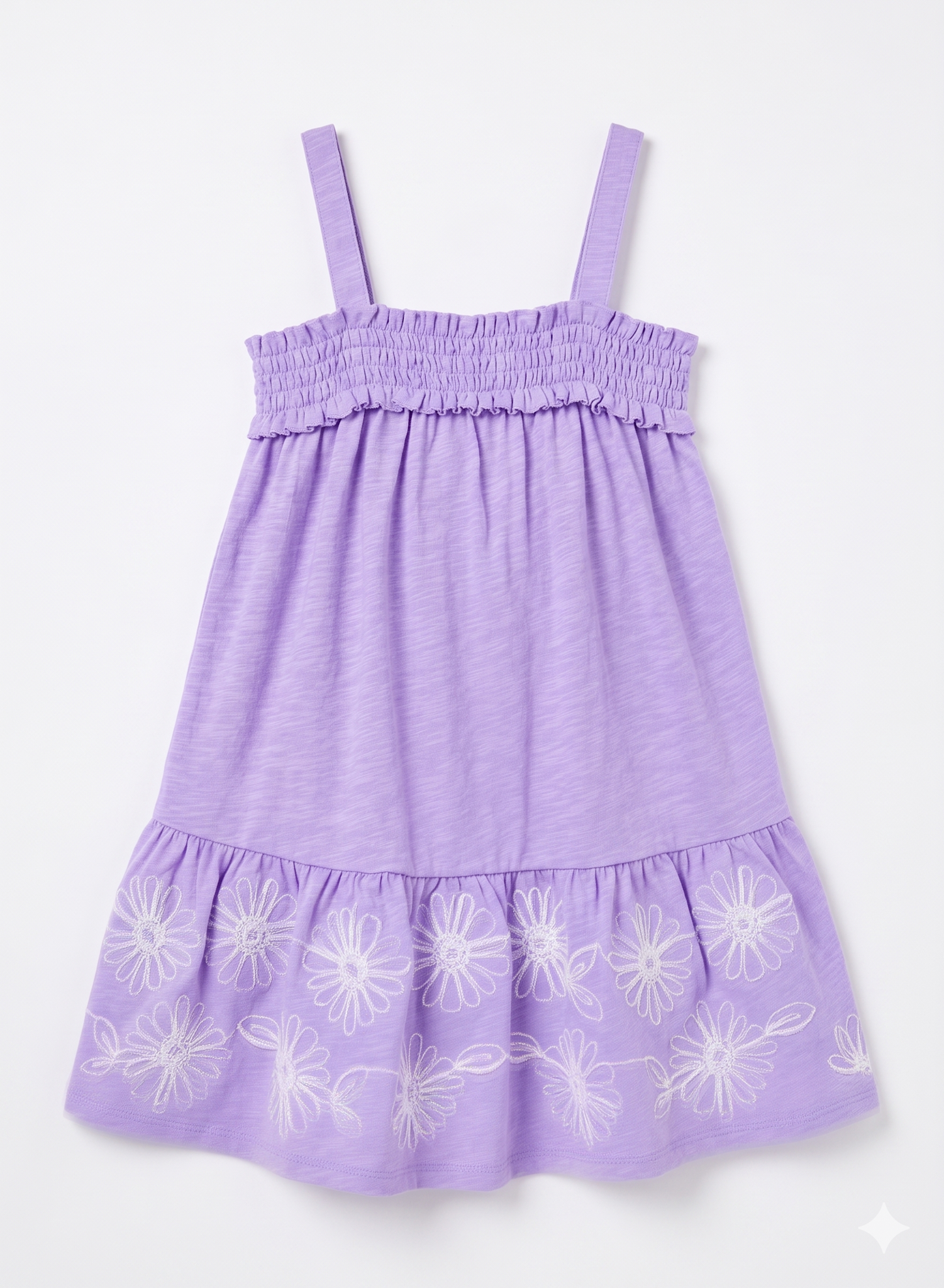 Design History Girl Embroidered Sun Dress