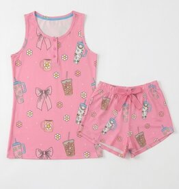 Sweet Soul Clothing Co. Girly Cups PJ Set