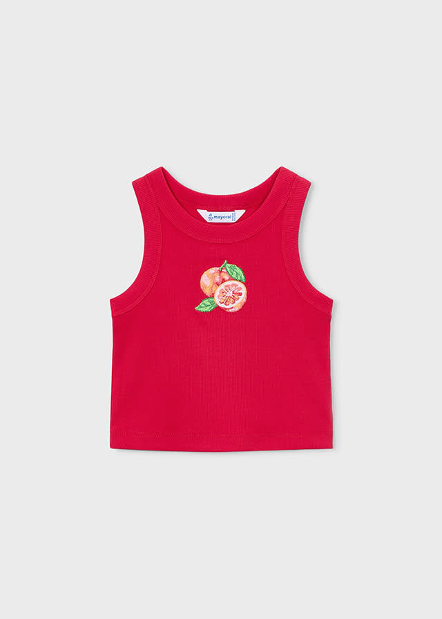Mayoral Girl's Persimmon Tank Top