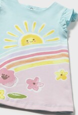 Mayoral Baby Girl Cotton Sunshine and Rainbows S/S Dress