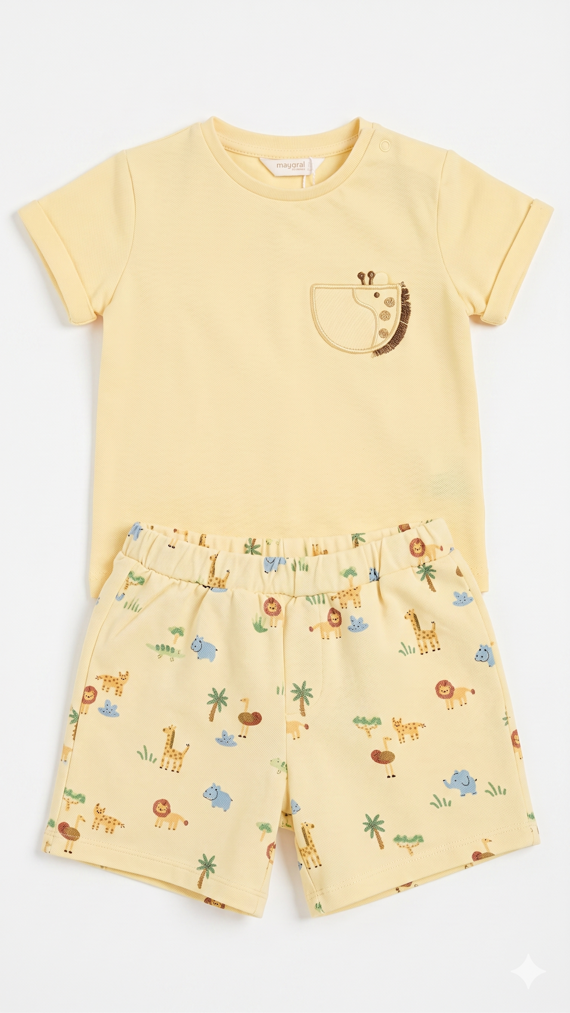 Mayoral Baby & Toddler Giraffe & Friends 2 pc Set