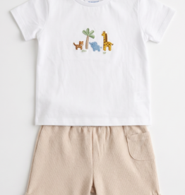 Mayoral Baby & Toddler 2 pc Set, Safari Applique