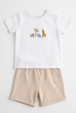 Mayoral Baby & Toddler 2 pc Set, Safari Applique