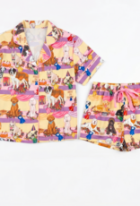Sunshine Society Junior Girl S/S Silky PJ Set