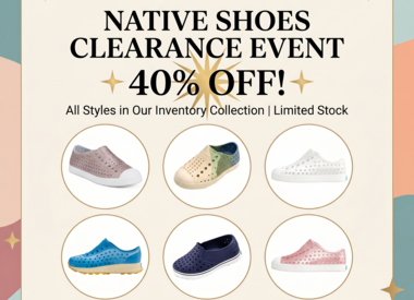 Native Shoes Clearance Sale