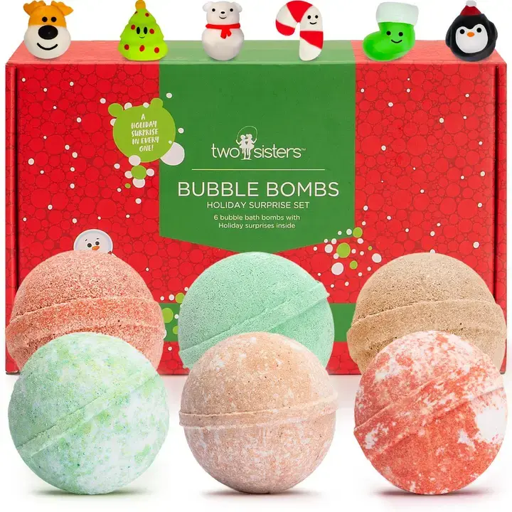 Two Sister Spa Christmas Bath Bomb Surprise