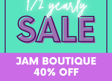 1/2 Yearly Sale: 40% off