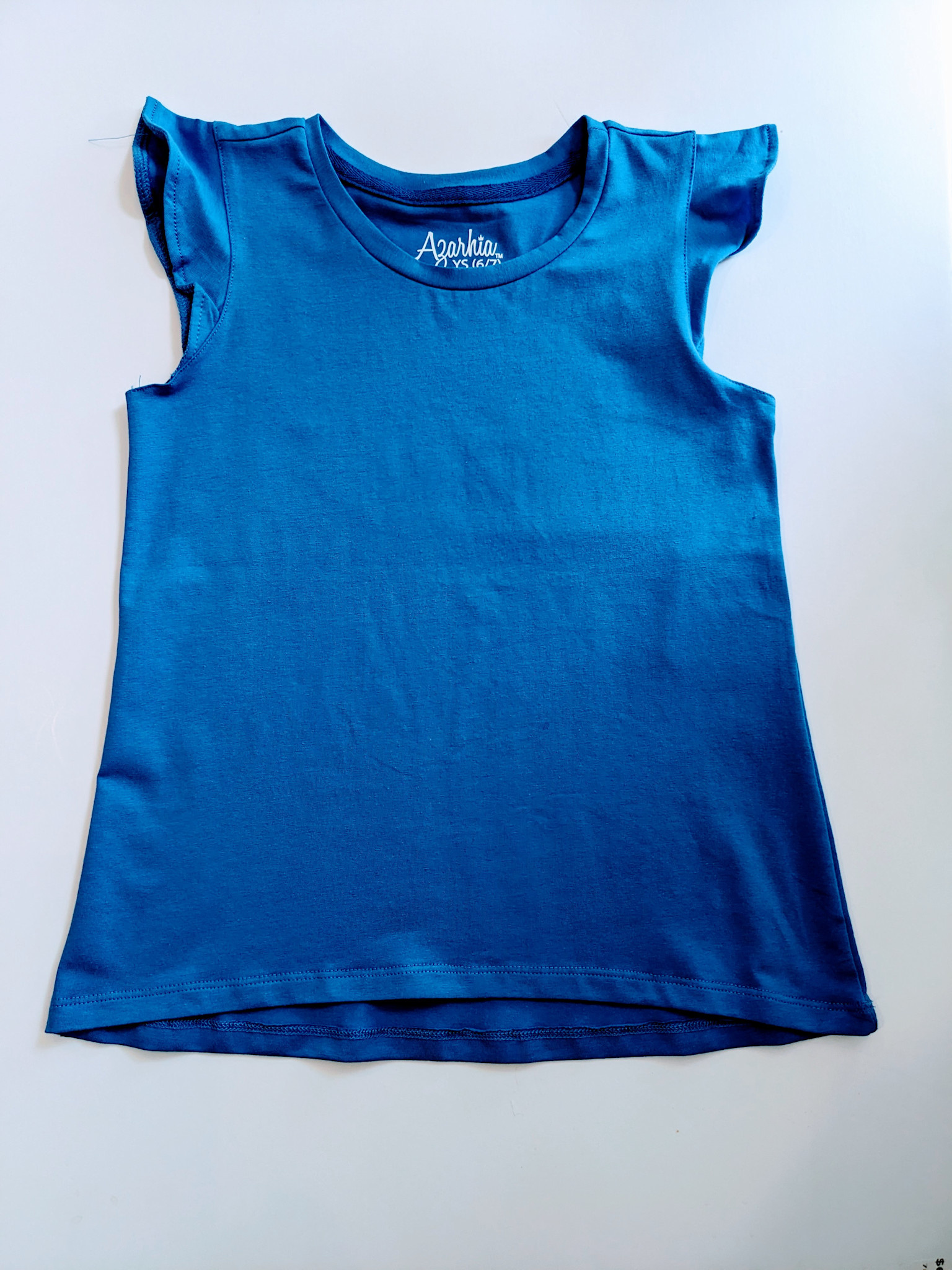 Azarhia Ruffled Cap Sleeve Top