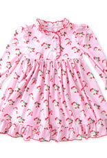 Swoon Baby Clothing Santa Face Ruffled Gown