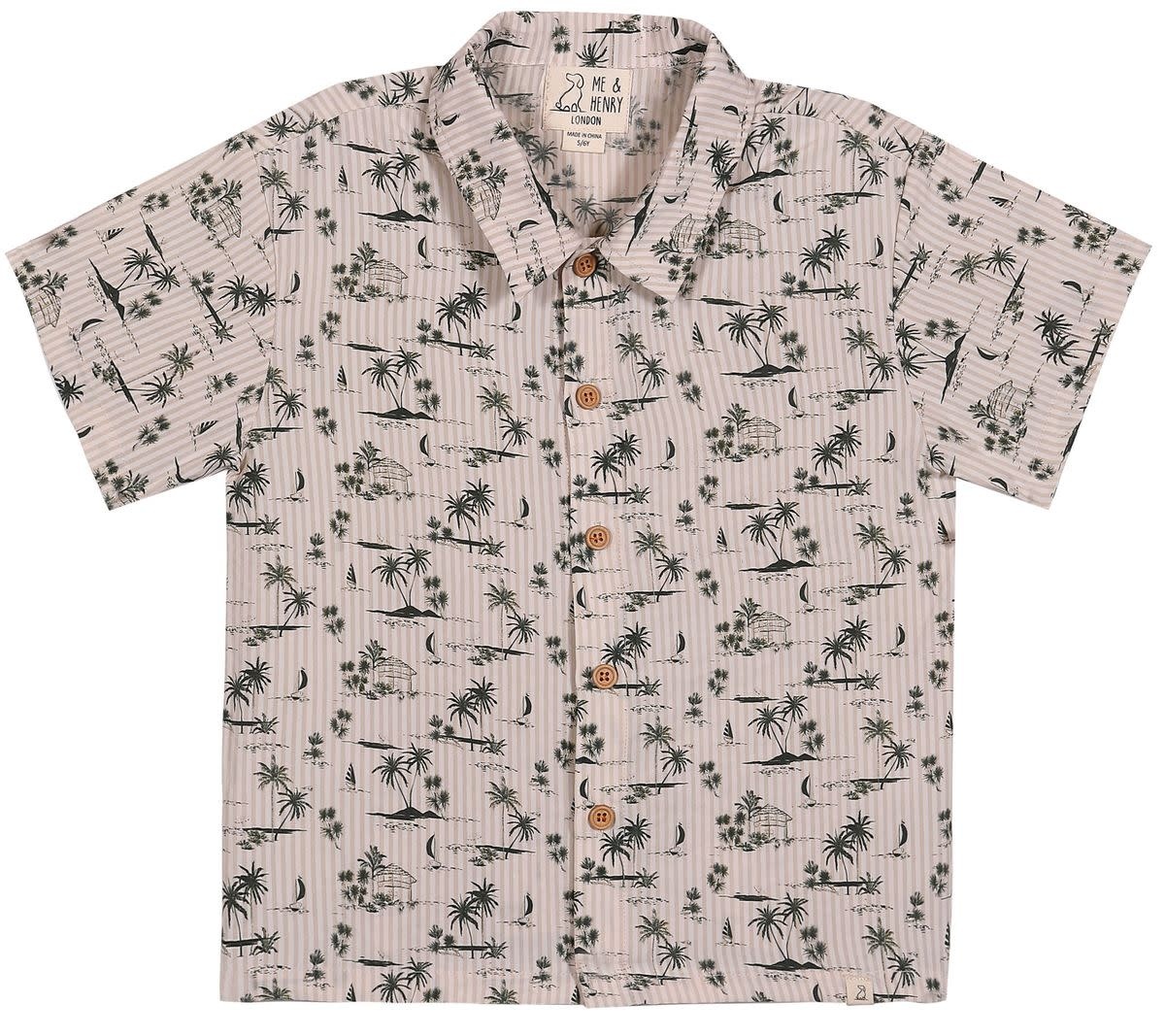 Me & Henry Boy Maui S/S Woven Shirts
