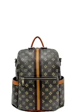 Suzie Bag Faux Leather Printed Backpack