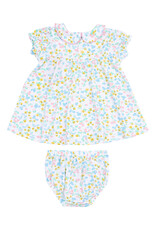 Angel Dear Baby & Toddler Puff Sleeve Baby Doll Dress w/Diaper Cover