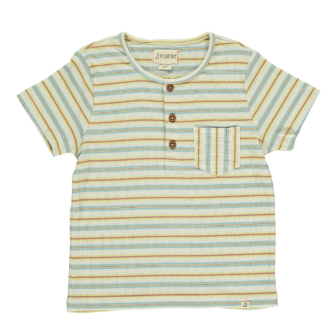Me & Henry Boy's Short Sleeve Henley