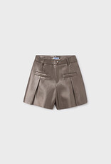 Mayoral Junior Girl Pleather Dress Shorts