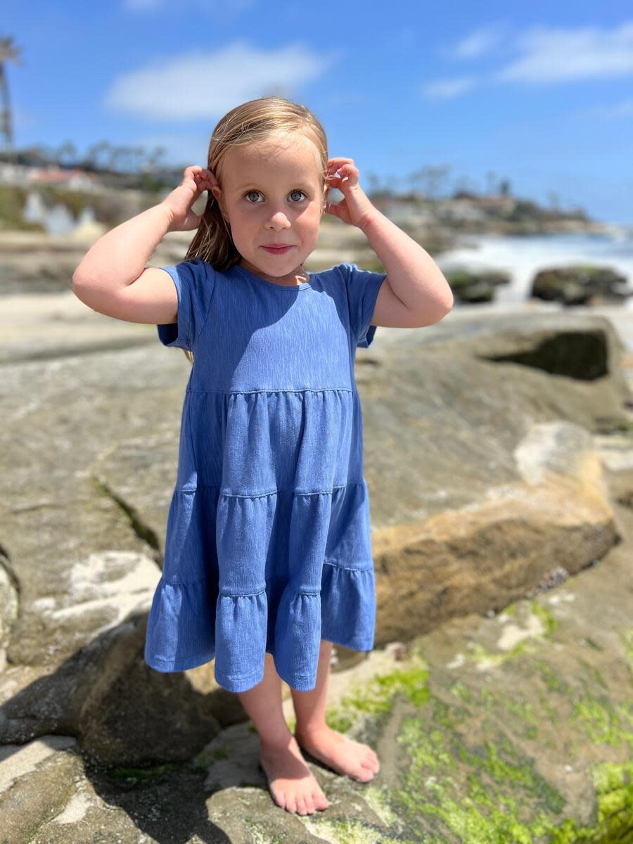 Vignette Iona  S/S Ruffled Tiered Dress