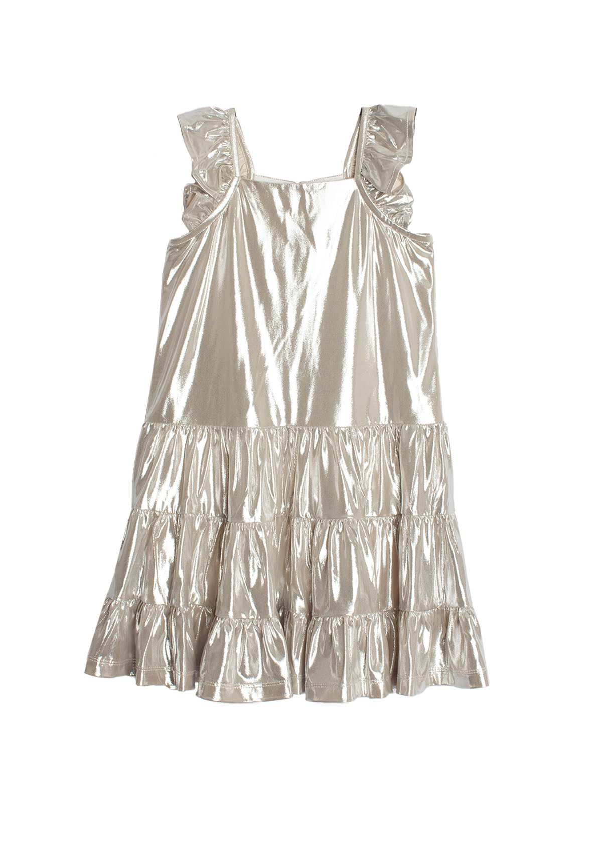 Isobella & Chloe Girl Shine Bright Grey Dress