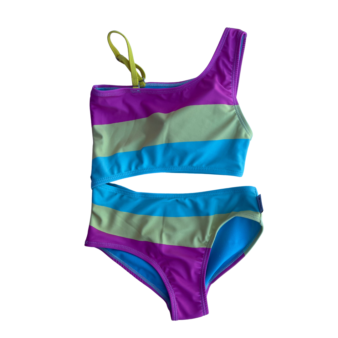 LimeApple Girl's Cut Out Swimsuit