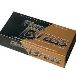 CCI Blazer Ammunition, Blazer Brass, 9mm, 115 Grain, Full Metal Jacket, 50 Round Box