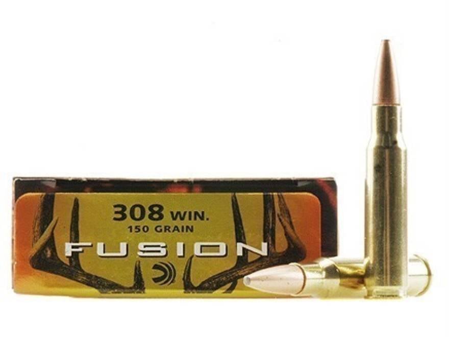 Federal Federal, Fusion, 308WIN, 150 Grain, Boat Tail, 20 Round Box
