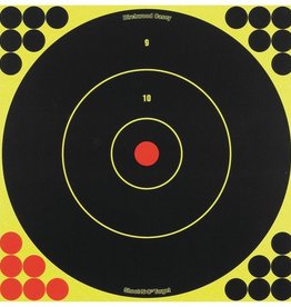 Birchwood Casey BWC Shoot-N-C 12 Inch Round Bullseye 5 Targets 120 Pasters