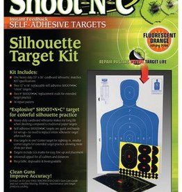 Birchwood Casey BWC Shoot-N-C Silhouette Target Kit 23x35 Inch With Replacement Targets/Ovals/Pasters