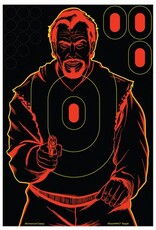 Birchwood Casey BWC Shoot-N-C Bad Guy Silhouette Target 12x18 Inch 5 Per Package