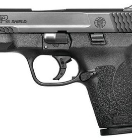 Smith and Wesson S&W Model M&P Shield No Thumb Saftey 45 Auto 3.3 Inch Barrel Matte Black Stainless Steel Slide Black Polymer Frame 7 Round