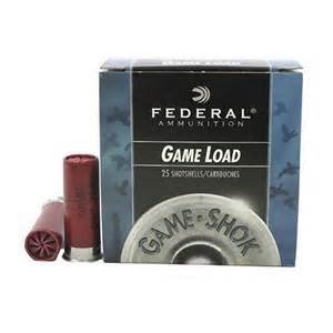 Federal Federal, Game Load, 12 Gauge, 2.75", #6, 3.25 Dram, 1oz, Shotshell, 25 Round Box