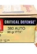 Hornady Hornady, Critical Defense, 380ACP, 90 Grain, Hollow Point, 25 Round Box