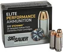 Sig Sauer Sig Sauer elite performance 10mm 180gr v-crown