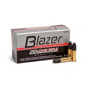 CCI Blazer Ammunition, Blazer, 22LR, High Velocity, 40 Grain, Lead, 50 Round Box