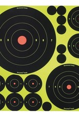 Birchwood Casey Birchwood Casey, Shoot-N-C Target, Bullseye, 50-1", 30-2", 5-5.5",and 5-8" Targets