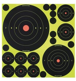 Birchwood Casey Birchwood Casey, Shoot-N-C Target, Bullseye, 50-1", 30-2", 5-5.5",and 5-8" Targets