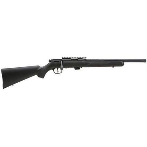 Savage SAV Mark II FV-SR .22 Long Rifle 16.5 Inch Threaded Barrel Matte Black Finish Sight Rail AccuTrigger Synthetic Black Stock 5 Round