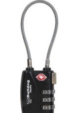 Bulldog BDC Dial TSA Lock with Steel Cable
