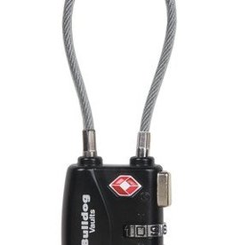 Bulldog BDC Dial TSA Lock with Steel Cable