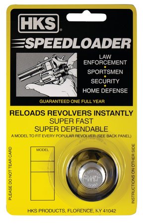 HKS HKS Speed Loaders, Speedloader, 357 Magnum, Fits S&W 686, Taurus 617, Black