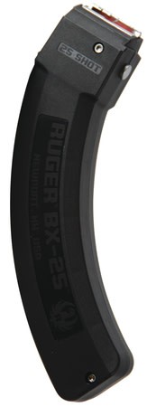 Ruger RUG BX-25 Magazine For Model 10/22, 77/22, SR-22 and 22 Charger .22 Long Rifle Black 25 Rounds