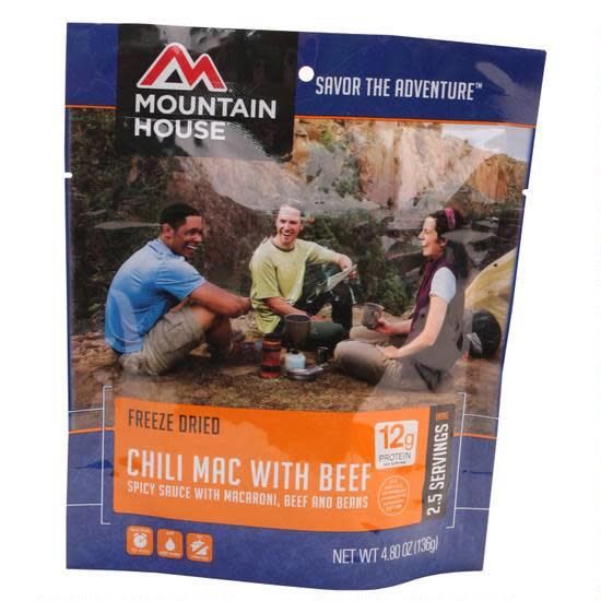 Mountain House Mountain House Freeze Dried Food Chili Macaroni with Beef and Beans Single Pouch