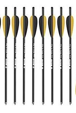 MUSEN 20" Hunting Archery Carbon Arrow Crossbow Bolts Arrows Feather and Replaced Arrowhead/Tip 12 Pcs